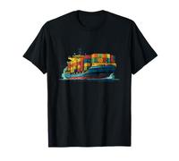 Costume de Bateau de Transport pour Les Amateurs de conteneurs et de Grands navires T-Shirt