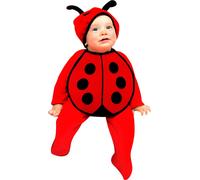 Costume de bébé coccinelle Set Costume de bébé noir-rouge