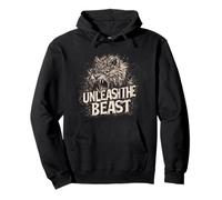 Costume de bête lion pour les amoureux de la bête Sweat à Capuche
