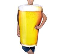 Costume De Bière Adulte - Éponge Polyester Taille Unique | Chope À Bière Cosplay Outfit - Amusant Doux Léger 460 G Idéal Pour Les Fêtes Carnavals Bar Événements Représentations Sur Scène Halloween