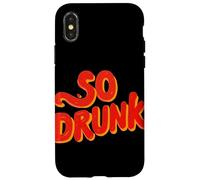 Costume de Blague Nice So Drunk pour Homme et Femme drôles Coque pour iPhone X/XS