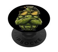 Costume de Bombe pour Les Amateurs de Grenade et d'explosion PopSockets PopGrip Adhésif