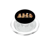 Costume de Boulanger Mignon Chat Orange PopSockets PopGrip pour MagSafe