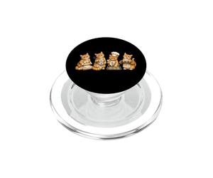 Costume de Boulanger Mignon Chat Orange PopSockets PopGrip pour MagSafe