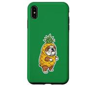 Costume de Bouledogue en Ananas Humoristique pour Chien Coque pour iPhone XS Max