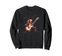 Costume de cafard humoristique avec guitare électrique Sweatshirt