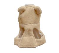 Costume de calopsitte mignon | Vêtements pour perroquet en forme d'ours et cape chaude | Accessoire de cosplay polyvalent pour conures à joues vertes et calopsittes