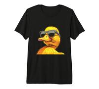 Costume de Canard Joyeux avec Lunettes de Soleil T-Shirt Haut de Gamme