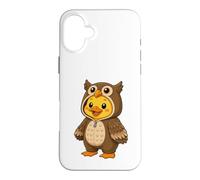 Costume de Canard Kawaii dans Une Chouette pour Filles et Enfants Coque pour iPhone 16 Plus