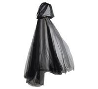 Costume de cape à capuche - Manteau de sorcière hanté avec capuche pour cosplay - Costume d'Halloween pour fêtes à thème, séances photo, événements, spectacles sur scène