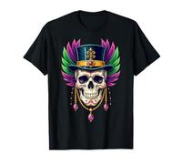 Costume de carnaval de la Nouvelle-Orléans Mardi Gras Chapeau haut-de-forme Vaudou T-Shirt