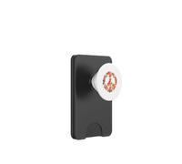 Costume de Carnaval des années 70 avec Signe de la Paix PopSockets PopWallet pour MagSafe