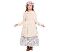 Costume de carnaval pour enfants, robe élégante pour enfant, robe fluide pour les spectacles, les aventures du livre de contes de fées, vêtements de fête de jardin fantaisistes avec des décorations en