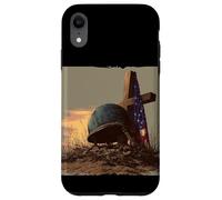 Costume de Casque Militaire tragique pour Les Amateurs de Graphiques symboliques Coque pour iPhone XR