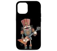 Costume de Casse-Noisette à Bascule Cool avec Guitare électrique Coque pour iPhone 12/12 Pro
