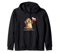 Costume de Castor polonais Joyeux Sweat à Capuche