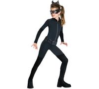 Costume De Catwoman Pour Filles D'Halloween Avec Masque Enfants Batman