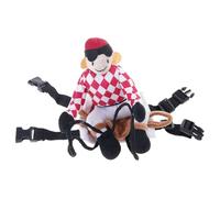 Costume de cavalier pour chien - Costume d'Halloween doux pour animal domestique - Manteau d'équitation à thème - Accessoires de cosplay - Tenue de transformation pour animal domestique