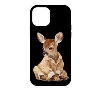 Costume de cerf endormi en Pyjama pour Les Fans de Faon et de forêt Coque pour iPhone 12 Mini