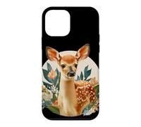 Costume de cerf printanier avec Fleurs et Faon Coque pour iPhone 12 Mini
