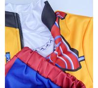 Costume de chanteur pop corée pour enfant, Costume de cosplay Pop Star, 3 Pièces Déguisement Rumi Filles, Vestes et Top Pantalons Set, pour Carnaval Party Uniforme de scène Masquerade Costume (140)