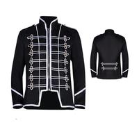 Costume de charmant pour homme | Ensemble de costumes de royal | Costume de carnaval gothique pour le jour du livre pour spectacle de scène de jeu de rôle