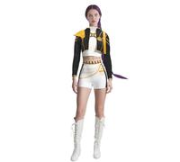 Costume de chasse aux démons Kpop pour femme, tenue de cosplay de l'idole des chasseurs Rumi, tenue de spectacle, tenue de fête d'Halloween