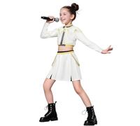 Costume de chasseuse de démons pour fille inspiré de l’idole de Kpop Zoey, costume de scène imprimé à paillettes, tenue d'Halloween