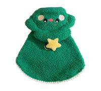 Costume de chat de Noël à capuche avec motif de cerf - Capes de festival pour fêtes de fin d'année - Déguisement de petit chien - Costume de renne