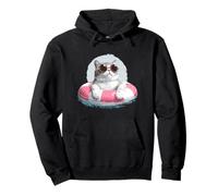Costume de Chat de Plage Cool dans l'humeur des fêtes Sweat à Capuche