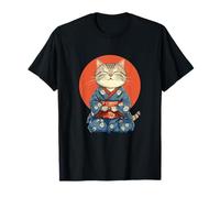 Costume de chat kimono japonais pour garçons et filles T-Shirt