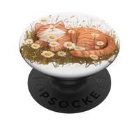 Costume de Chat Marguerites avec Fleurs PopSockets PopGrip Adhésif