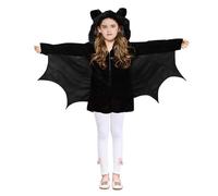 Costume de chauve-souris Halloween Cosplay, sweat à capuche, barboteuse, combinaison, gants, pantalon tête de mort, chauve-souris vampire, accessoires de Costume Halloween pour femmes et filles