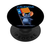 Costume de Chauve-Souris Humoristique avec Drapeau de Valence PopSockets PopGrip Adhésif