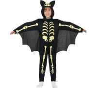 Fiestas Guirca Déguisement Costume Squelette Chauve-souris Halloween Enfant 7-9 ans