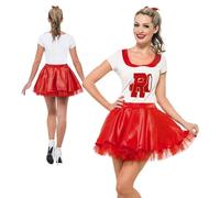 Costume De Cheerleader Grease Sandy Pour Femmes Adultes Nouveau