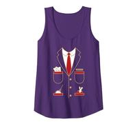 Costume de Chef d'orchestre de Train - Locomotive Débardeur, Femme, Violet, L