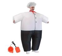 Costume de chef gonflable pour Halloween | Costume de chef adulte gonflable pour Halloween, carnaval, spectacles, fêtes à thème, soirées en famille