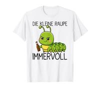 Costume de chenille de bière avec inscription « Die kleine Raupe immer » T-Shirt