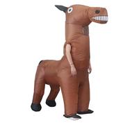 Costume de cheval gonflable pour adulte - Polyester, Full Body Blow Up Outfit Funny | Costume de fête unisexe pour hommes, femmes, adultes, adolescents, amoureux, famille, amis, garçons