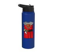 Costume de chevalier médiéval amusant Stainless Steel Insulated Water Bottle