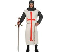 Costume de chevalier templier pour homme, taille:L