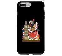 Costume de Chien Corgi Britannique dans la Garde du Roi Londres Angleterre Coque pour iPhone 7 Plus/8 Plus