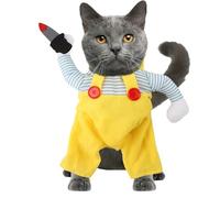 Costume de Chien Mortel - Halloween Cats | Habiller Le Cosplay Assassin drôle et Les Petits Chiens | des Accessoires Photo, Une fête de Tenue d'animaux de Compagnie, Un Carnaval et Un déguisement