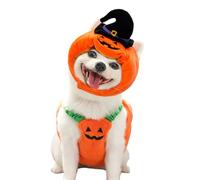 Costume De Chien - Vêtements Pour Animaux En Coton Doux Polyester, Chapeau Et Robe Cosplay Chaud Et Confortable, Costume D'Halloween | Fêtes À Thème Festival Autun