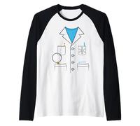 Costume de Chimie d'halloween pour étudiants en Sciences et Enseignants Manche Raglan