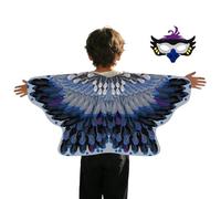 Costume de chouette pour - Ensemble de cosplay élégant avec masque et cape,Vêtements de carnaval pour ,Pour fête, théâtre, école, danse, mascarade, Halloween, Noël, carnaval