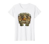 Costume de Citrouille d'halloween Militaire Veteran Pride T-Shirt Graphique avec Valeur