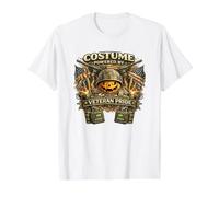 Costume de Citrouille d'halloween Militaire Veteran Pride T-Shirt Graphique avec Valeur