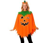 Costume de citrouille d'Halloween pour femme, costume phosphorescent pour adulte, vêtements de cosplay, améliore l'atmosphère festive, pour les voyages, les fêtes ou la photographie